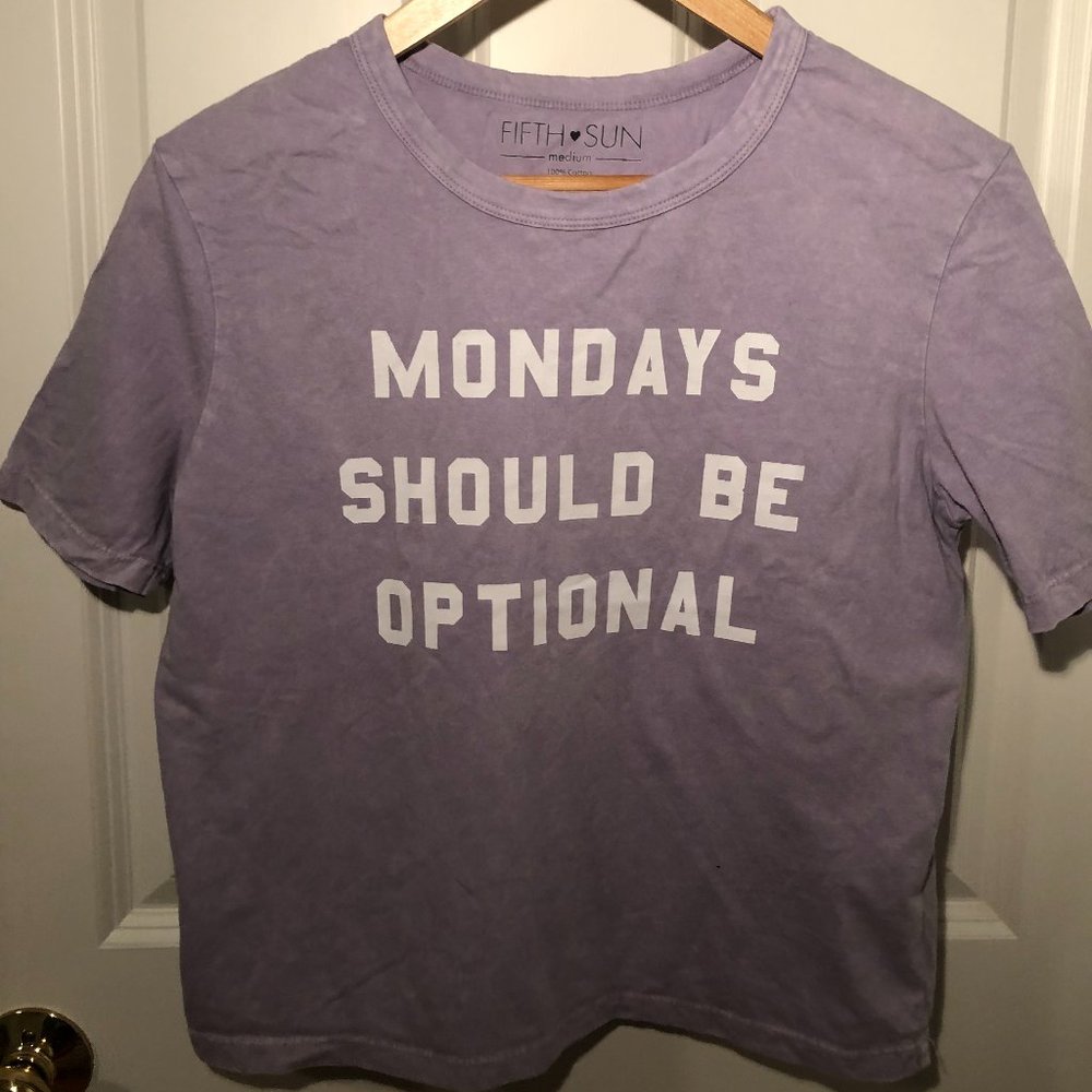 Fifth Sun women's short sleeve shirt- size M